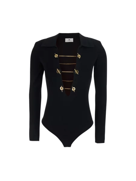 Top Elisabetta Franchi czarny