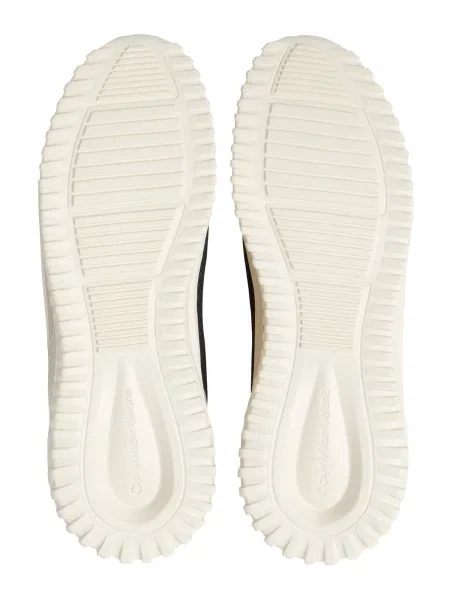 Dámske topánky Calvin Klein Eva Runner Sock Mg Tech Mix black/pistachio/white jade biela