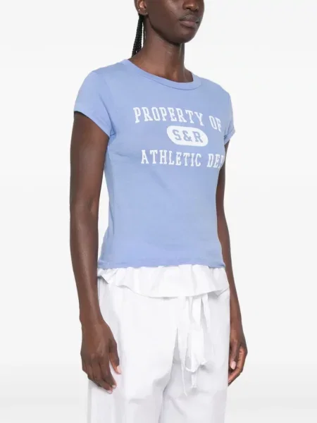 Μικρός μπλούζα Sporty & Rich με σχέδιο μπλε