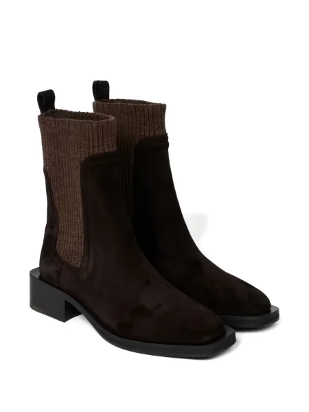 Botine Paul Smith din piele de căprioară maro