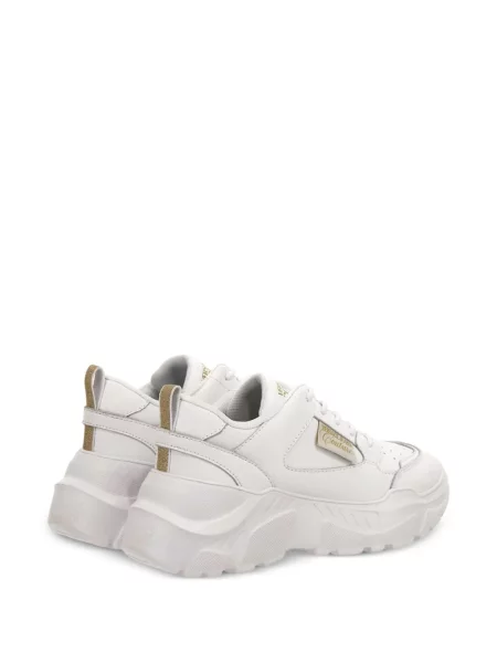 Šněrovací krajkové tenisky Versace Jeans Couture bílé