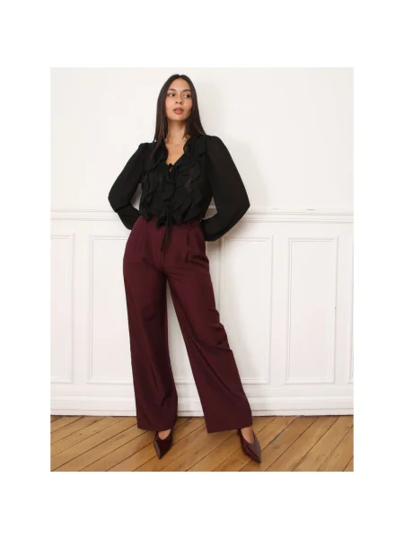 Top La Modeuse negru