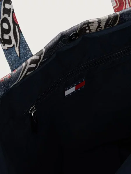 Tommy Jeans шопинг чанта дамска синьо