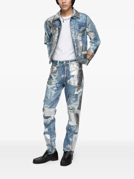 Geacă de blugi Acne Studios albastru