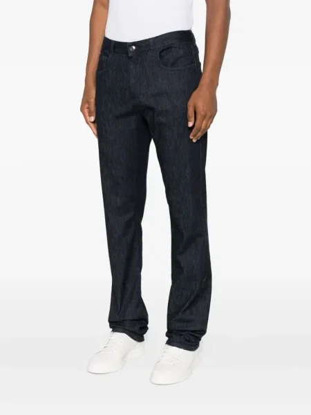 Džíny Canali s 5 kapsami modré