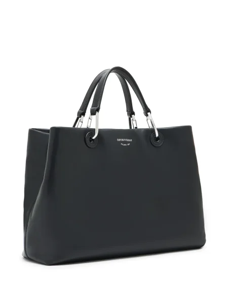 Geantă Emporio Armani din piele negru