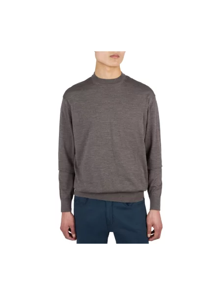 Sweter Paul & Shark wełniany brązowy