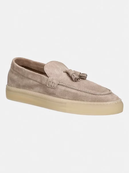 Copenhagen mocasini din piele întoarsă suede bej