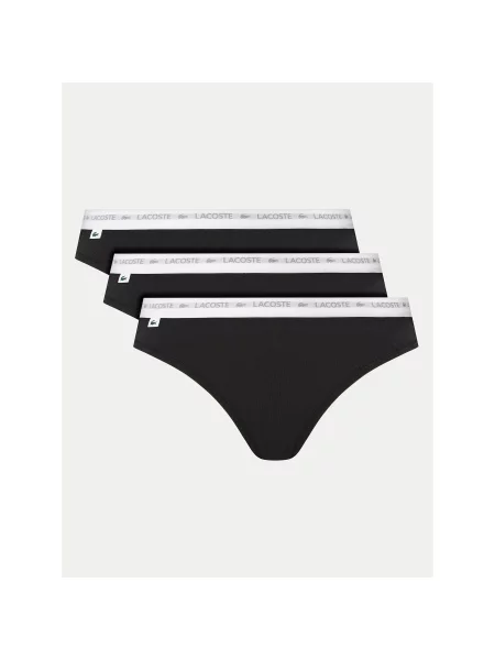 Lacoste Set od 3 para klasičnih gaćica crna