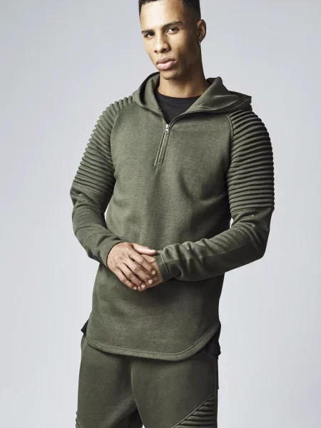 Frotir pulover Urban Classics siva