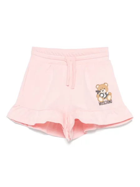 Szorty dziecięce Moschino różowe
