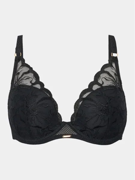 Chantelle Sutien cu armătură Fleurs negru