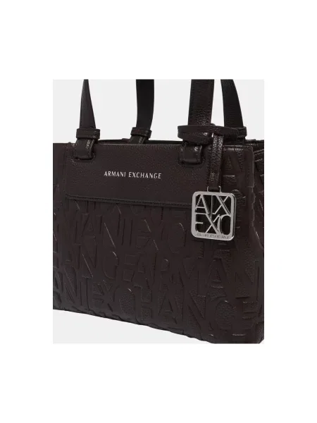 Kabelka Armani Exchange hnedá