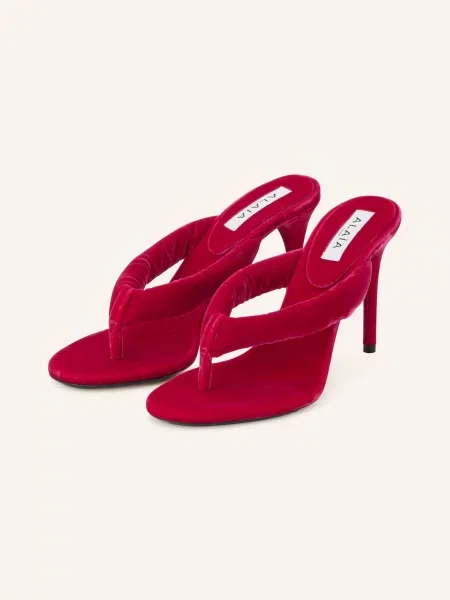 Alaïa Japonki pink różowe