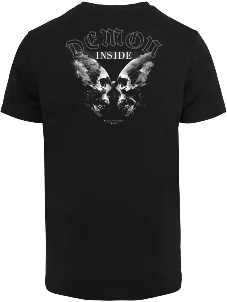 Mister Tee Tricou Skull negru alb