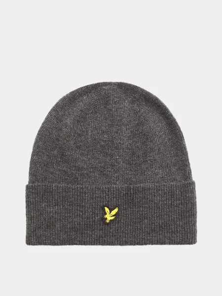 Шапка Lyle & Scott серая