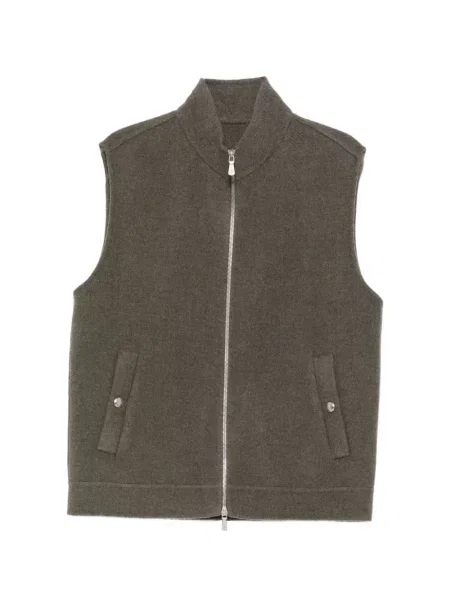 Vestă Eleventy de lână verde