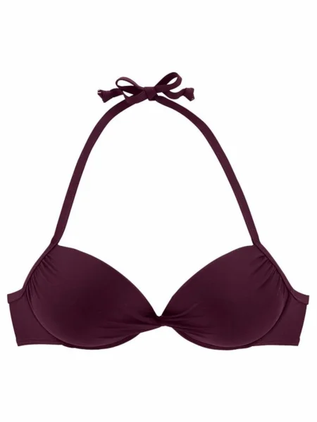 LASCANA Bikini zgornji del Kati' bordo