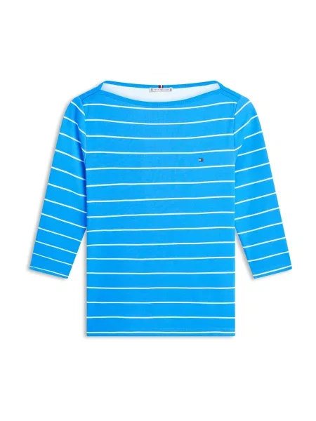 TOMMY HILFIGER Tričko New Cody / biela modrá