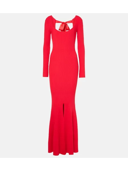 Rochie David Koma tricotate roșu