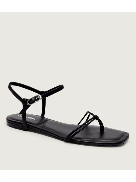 Calvin Klein Sandale cu adaos de piele negru