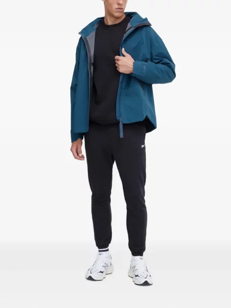 Geacă Adidas cu glugă din fleece cu model camuflaj alb