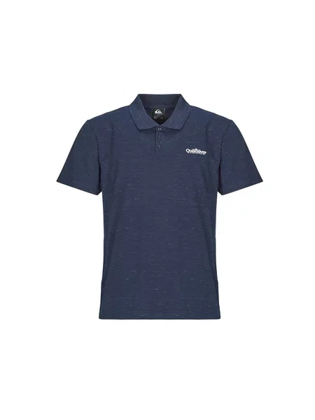 Raztegniti polo majica Quiksilver s kratkimi rokavi modra