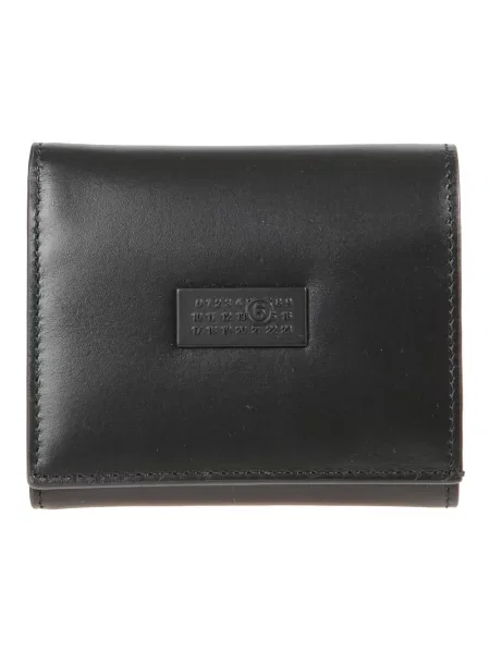 Portfel Mm6 Maison Margiela skórzany czarny