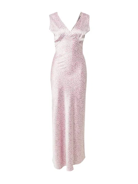 Nasty Gal Šaty zelená / růžová červená