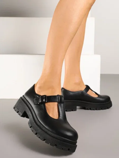 Pantofi casual Vaiethina negri