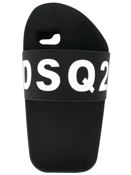 Papuci de casă Dsquared2 negru