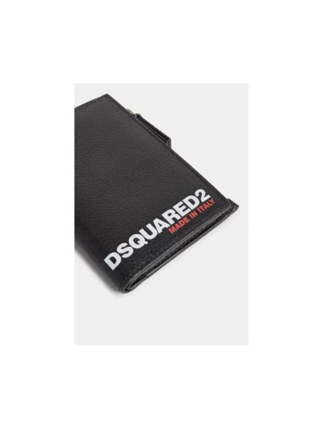 Portfel Dsquared2 w paski czarny