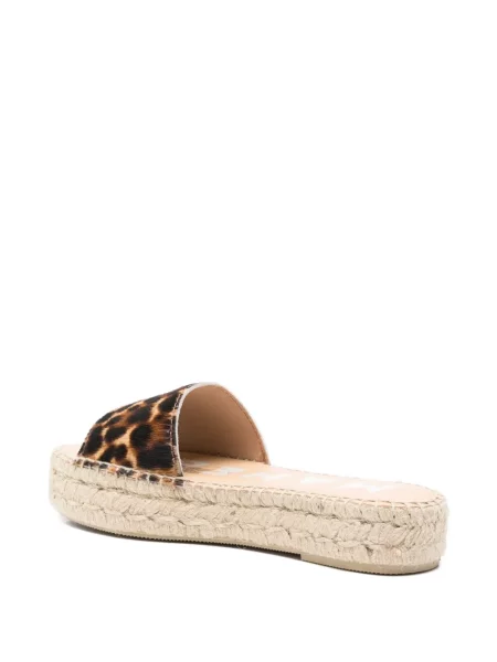 Espadrile Manebi cu imagine cu model leopard