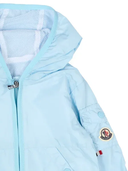 Kurtka dziecięca Moncler Enfant niebieska