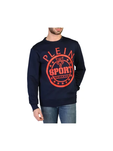 Bluza nierozpinana Plein Sport niebieska