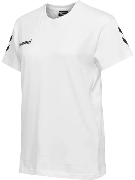 Koszulka sportowa z krótkim rękawem Hummel hmlGO cotton biała