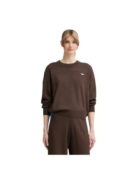 P.E Nation sweter z wiskozą Retreat brązowy