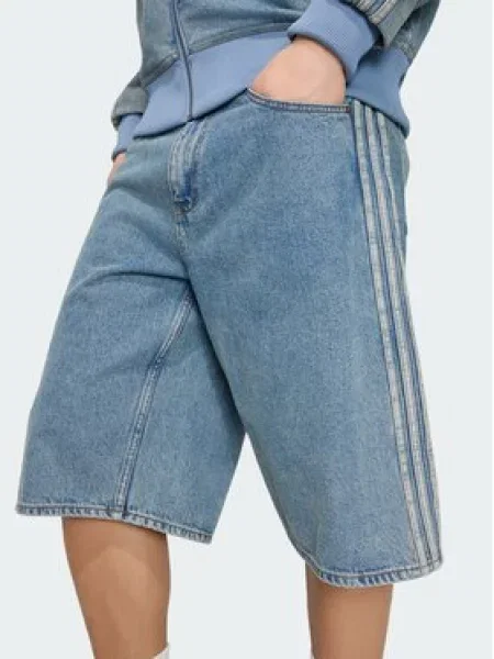 Kratke traper hlače Adidas Originals plava