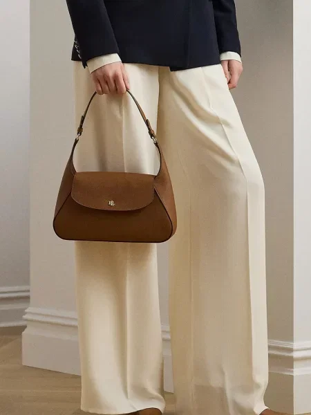 Кожаная сумка Lauren Ralph Lauren