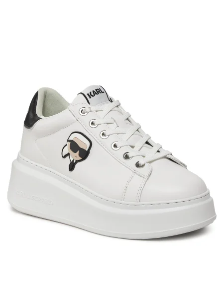 Sneakersy KARL LAGERFELD biela