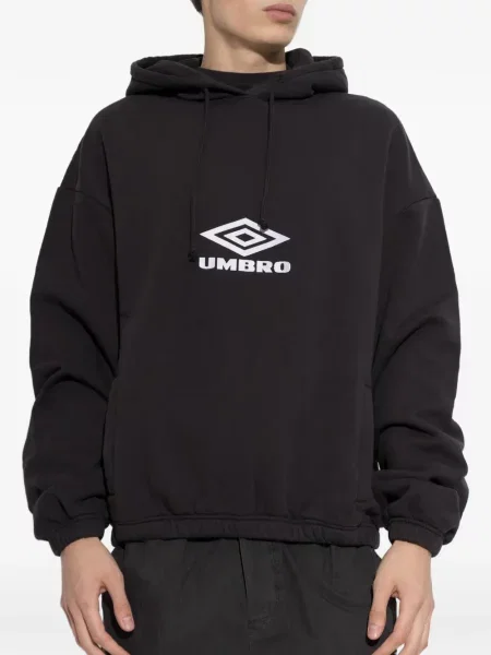 Hanorac cu glugă Umbro cu imagine cu cordon negru