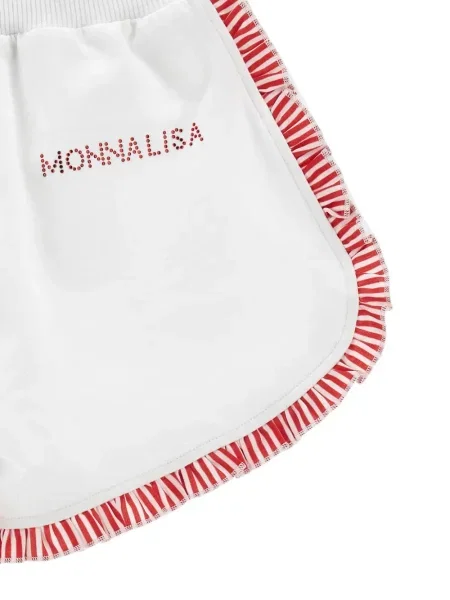 Szorty dziecięce Monnalisa białe