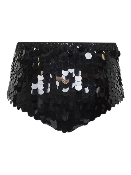 Pantaloni scurți P.a.r.o.s.h. cu paiete negru