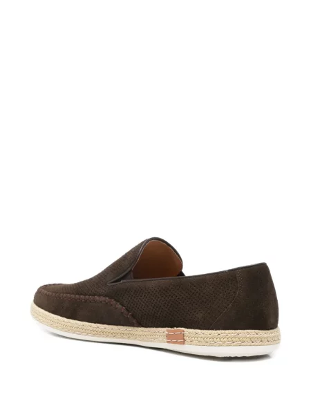 Pantofi loafer Sergio Moretti Firenze din piele de căprioară maro