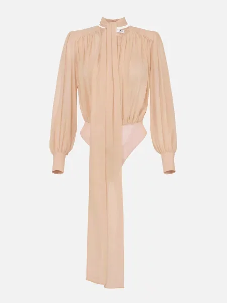 Боди Elisabetta Franchi бежевое