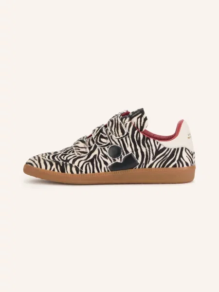 Isabel Marant Sneakersy Beth schwarz białe