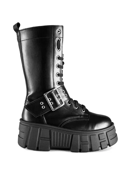 Botine Altercore cu cataramă negru