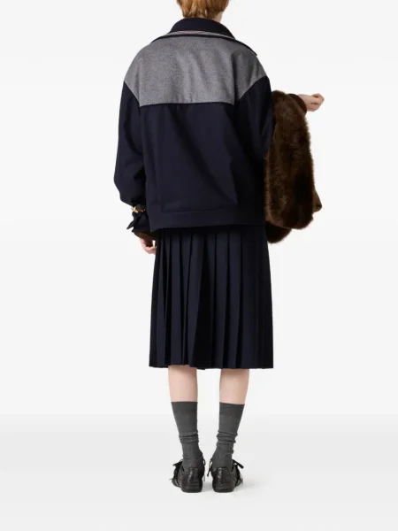 Haftowana bluza Miu Miu niebieska