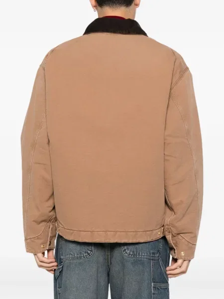 Яке Carhartt Wip от рипсено кадифе кафяво