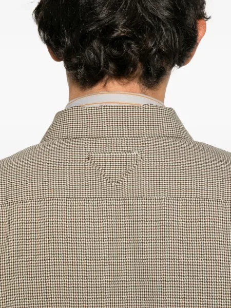 Košulja Prada s houndstooth uzorkom